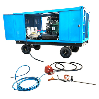1500bar Water Pipe Cleaning Machine Water Jet High Pressure Cleaning Machine