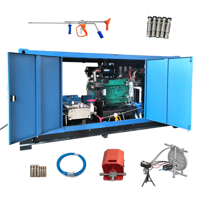High Pressure Cold Water Jet Blasting Machine 30l/min-110l/min