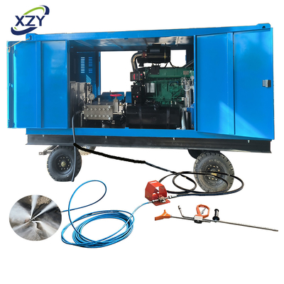 Industrial 1500bar High Pressure Cleaner Machine , Heat Exchanger Tube Cleaning Machine