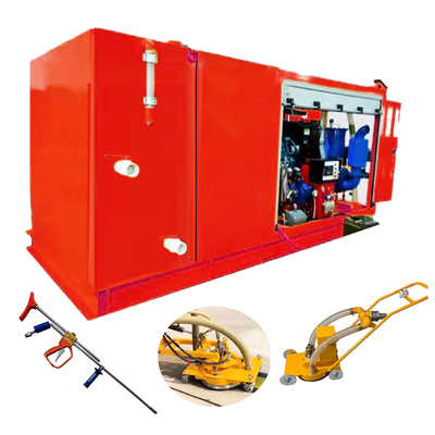 132KW Road Marking Removal Machine 1500bar-2800bar High Pressure Water Jetting Machine