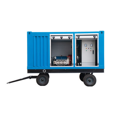 10–85l/min Industrial Water Jet Cleaning Machine 90KW 160HP Electric Diesel Drive Type