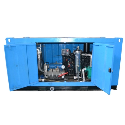 55KW Water Jetting Unit 500bar High Pressure Water Blasting Machine