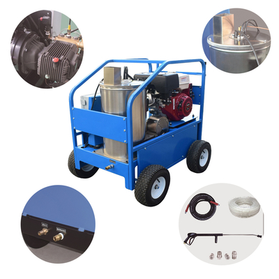 Diesel Hot Water Pressure Washer 250bar Performance For Oil Industrial