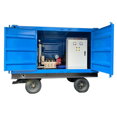 750bar Electric Motor Drive High Pressure Water Jetting Machine with 50 L/min Flow for Industrial Cleaning