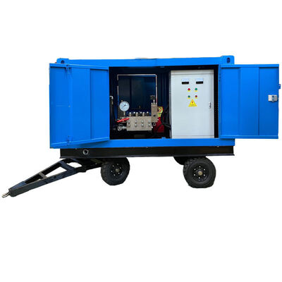 800bar 60 L/min 90kw Electric High Pressure Water Jet Cleaner Machine for Industrial Pipe and Tank Cleaning