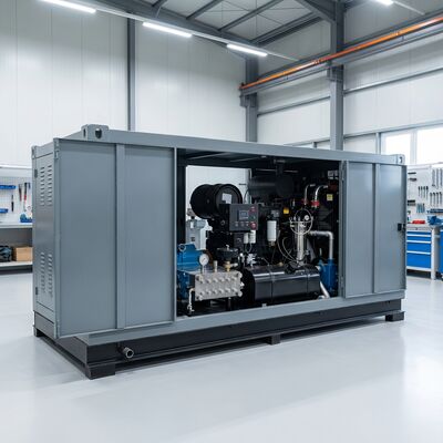 1500bar 60L/min High Pressure Water Jet Cleaning Machine with 264kw Diesel Engine for Industrial Pipe and Heat Exchanger Cleaning