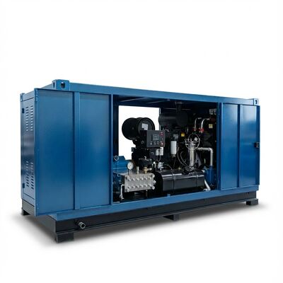 1500 Bar Industrial Water Jet Cleaning Machine with 264 kW Diesel Engine and 60 L/min Water Flow