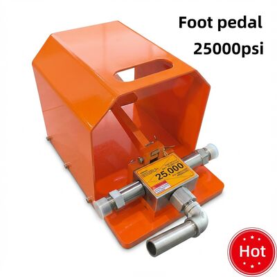 1500bar Foot Control Valve with Hands-Free Operation and Stainless Steel Construction for High Pressure Water Jetting
