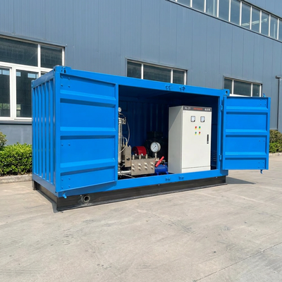 500bar 85LPM Electric Motor Driven High Pressure Water Jet Cleaning Equipment for Industrial Use