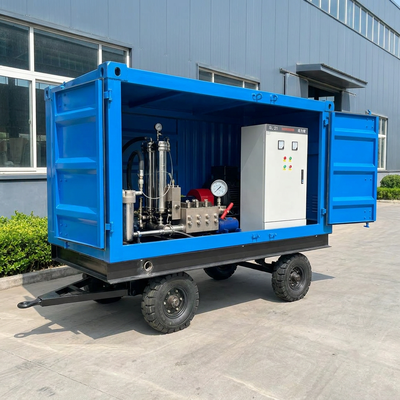 500bar Mobile High Pressure Cleaning Machine for Ship Hull Rust Removal and Paint Stripping