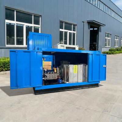 500bar Industrial High Pressure Washer with 55kW-90kW Motor and 60LPM-85LPM Flow for Power Plant Cleaning