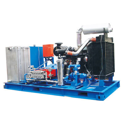 1500bar UHP Hydro Jet Blaster with 85LPM Big Water Flow and Five Plunger Pump for Industrial Pipe Descaling